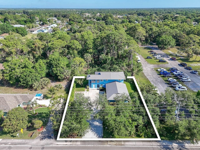 6881 Church St, Jupiter, FL 33458 - aerial view with a wooded view