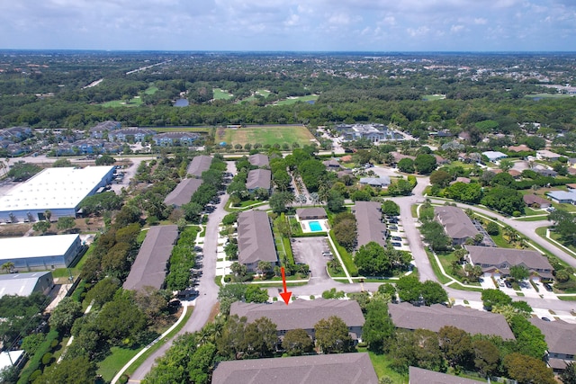birds eye view of property featuring a residential view