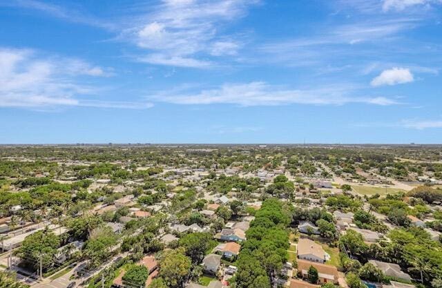 aerial perspective of suburban area