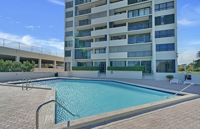 view of community pool