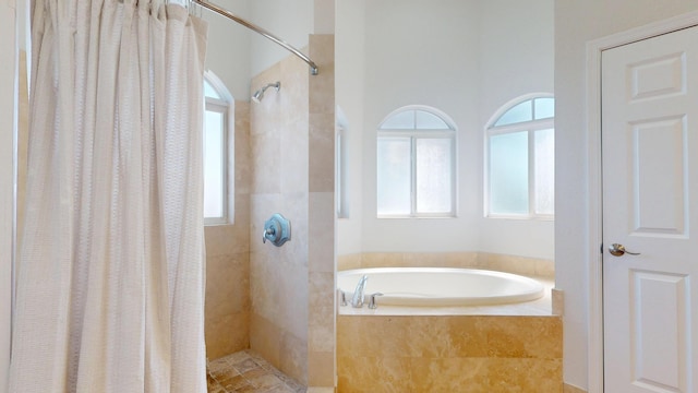 1942 NE 6th St, Deerfield Beach, FL 33441 - full bath featuring tiled shower and a garden tub