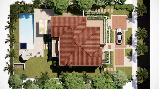drone / aerial view