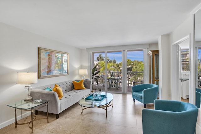 155 Isle Of Venice Dr Unit 304, Fort Lauderdale, FL 33301 - living room with tile patterned floors