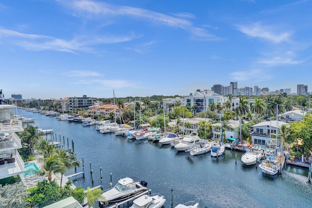 155 Isle Of Venice Dr Unit 304, Fort Lauderdale, FL 33301 - water view featuring a marina and nearby urban area