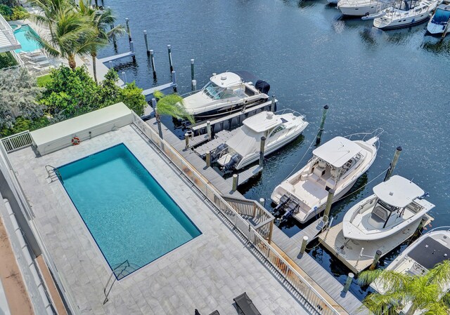 155 Isle Of Venice Dr Unit 304, Fort Lauderdale, FL 33301 - water view featuring numerous boat docks