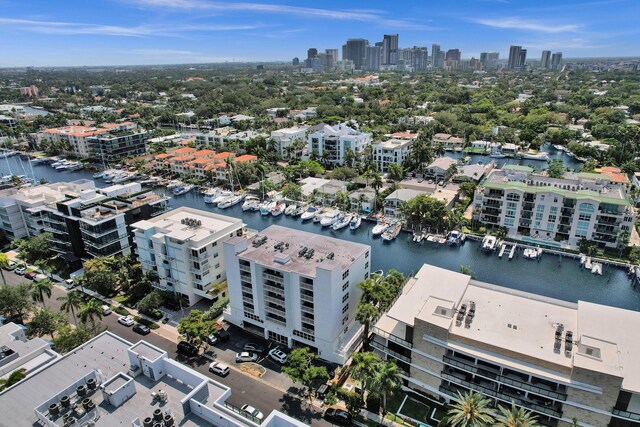 155 Isle Of Venice Dr Unit 304, Fort Lauderdale, FL 33301 - bird's eye view of apartment complex, a large body of water, and a pool area