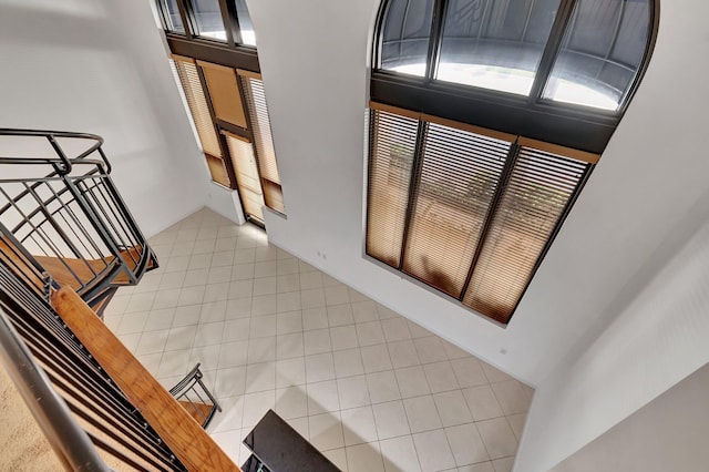 801 S Olive Ave Unit 127, West Palm Beach, FL 33401 - stairway with tile patterned flooring