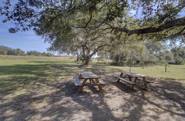 view of home's community featuring a yard