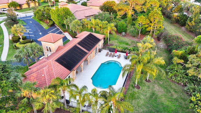 drone / aerial view