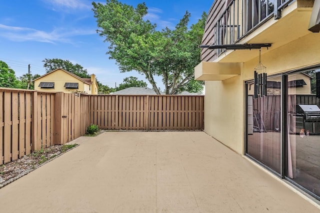 211 2nd Ct, Palm Beach Gardens, FL 33410 - view of patio with grilling area and a balcony