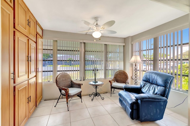 1245 High Point Pl S Unit C, Delray Beach, FL 33445 - sunroom / solarium featuring tile patterned flooring and a wealth of natural light