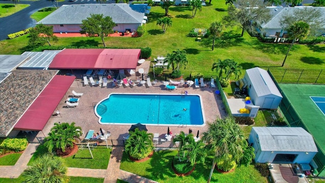1245 High Point Pl S Unit C, Delray Beach, FL 33445 - aerial view