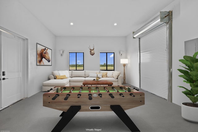 TBD 125th Ave S, Wellington, FL 33414 - carpeted living room with recessed lighting