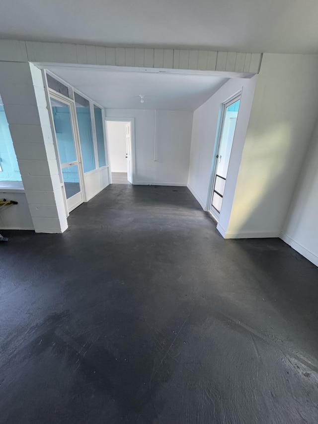 7507 Arthurs Rd, Fort Pierce, FL 34951 - additional living space with concrete flooring