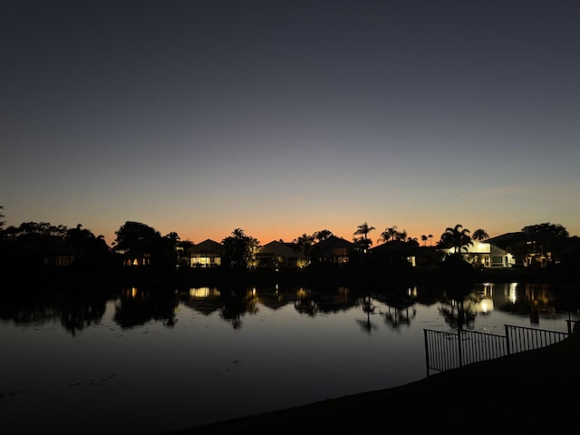 water view featuring nearby suburban area
