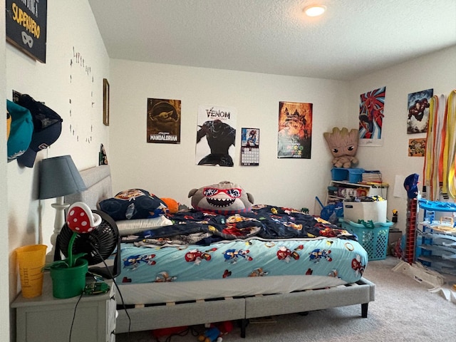1938 SW Monterrey Ln, Port Saint Lucie, FL 34953 - carpeted bedroom featuring a textured ceiling