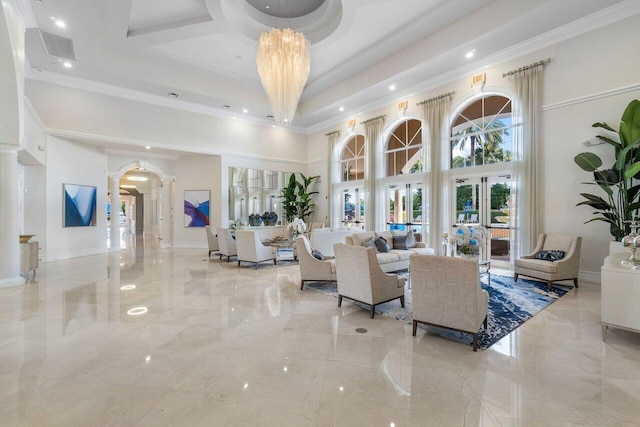 lobby featuring visible vents