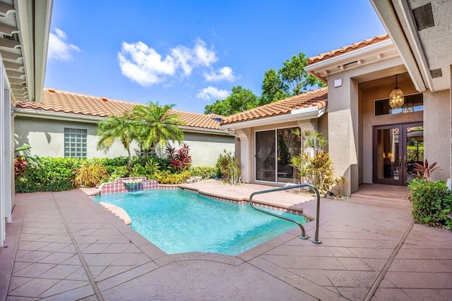6349 NW 23rd St, Boca Raton, FL 33434 - outdoor pool featuring french doors and a patio