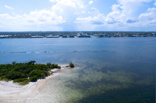 property view of water