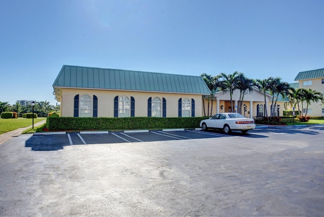 view of uncovered parking lot