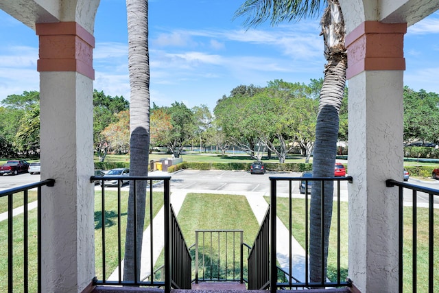 3050 Norwood Pl Unit N208, Boca Raton, FL 33431 - balcony featuring a porch