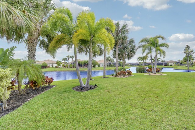 16988 SW Ambrose Way, Port Saint Lucie, FL 34986 - view of yard with a residential view and a water view