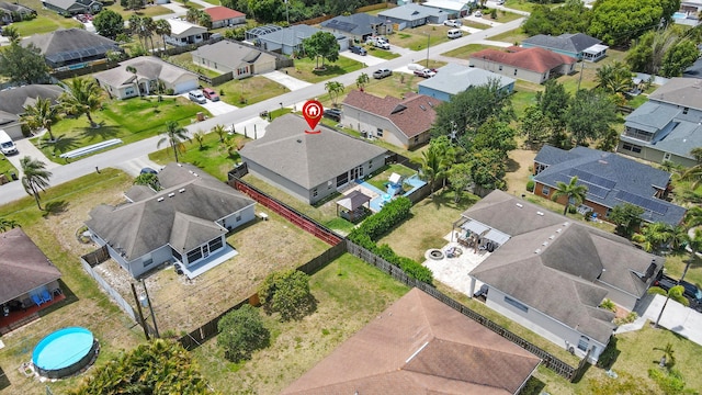 1041 SW Dartmouth Ave, Port Saint Lucie, FL 34953 - birds eye view of property featuring a residential view