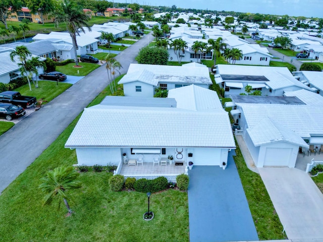 drone / aerial view featuring a residential view