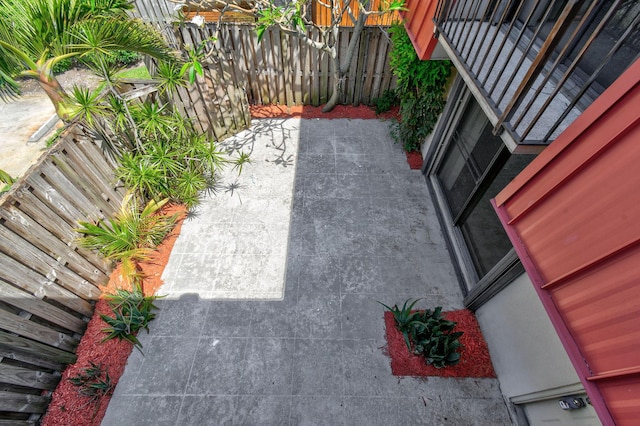 3203 Meridian Way N Unit D, Palm Beach Gardens, FL 33410 - view of patio with fence