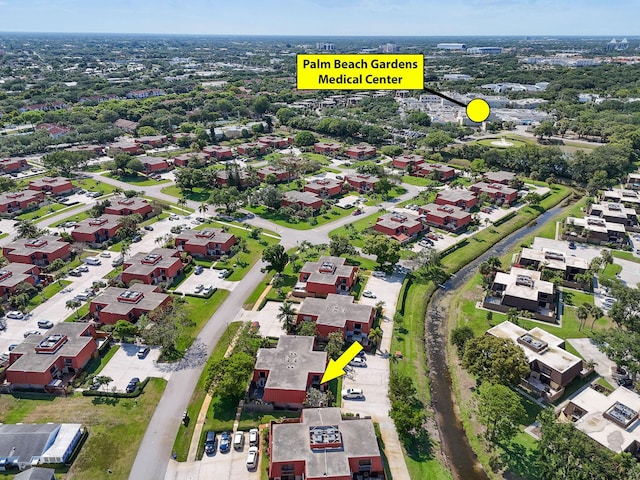 view of property location with nearby suburban area