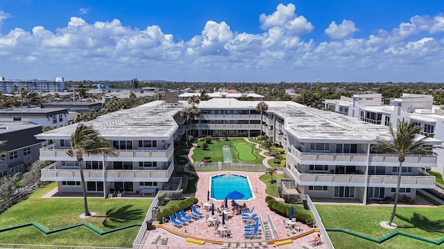 1199 Hillsboro Mile Unit 119, Hillsboro Beach, FL 33062 - birds eye view of property