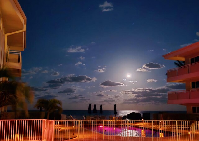 1199 Hillsboro Mile Unit 119, Hillsboro Beach, FL 33062 - pool with a water view