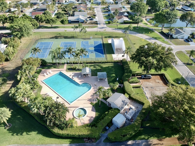 drone / aerial view