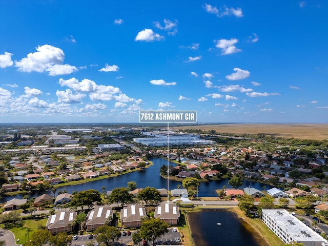 7612 Ashmont Cir Unit 203, Tamarac, FL 33321 - aerial view of residential area featuring a nearby body of water