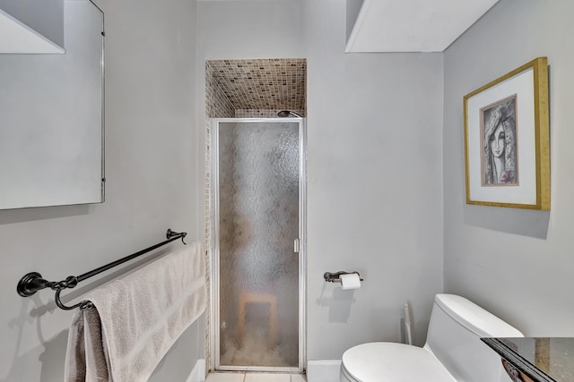 2211 NE 34th Ct, Lighthouse Point, FL 33064 - full bath with vanity, a stall shower, and toilet