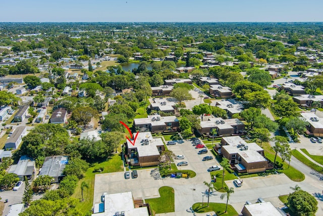 drone / aerial view featuring a residential view