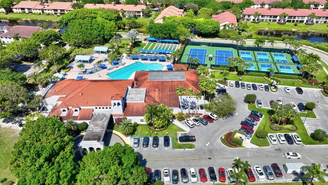 5115 Europa Dr Unit P, Boynton Beach, FL 33437 - bird's eye view with a water view