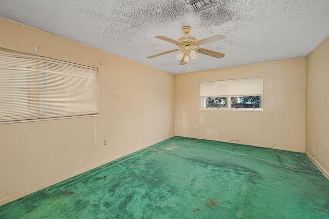 2008 Avenue Ave N, Fort Pierce, FL 34950 - empty room featuring ceiling fan, baseboards, visible vents, and carpet floors