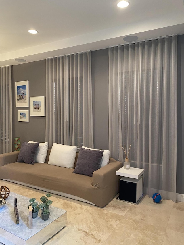8481 NW 51st Ter, Doral, FL 33166 - living room featuring recessed lighting