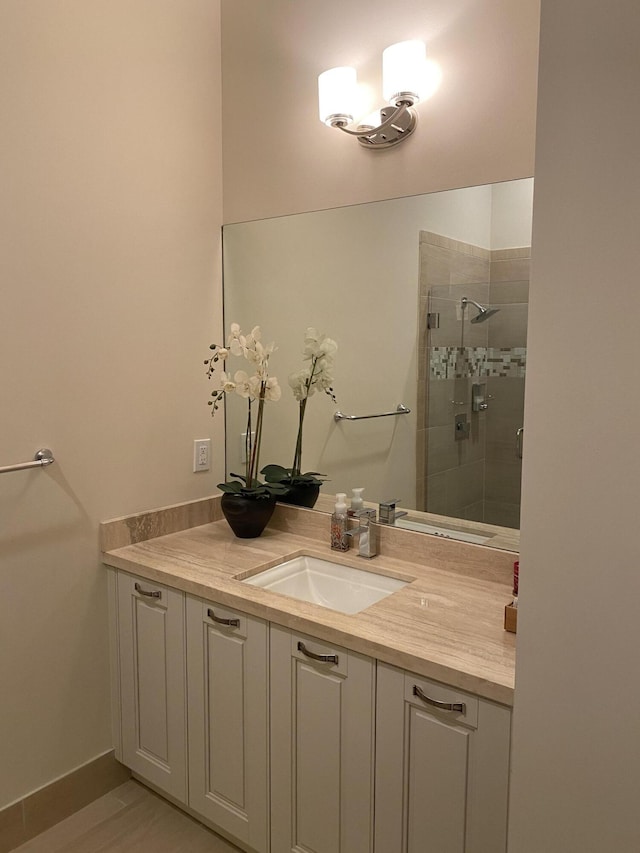 8481 NW 51st Ter, Doral, FL 33166 - bathroom featuring a shower stall and vanity