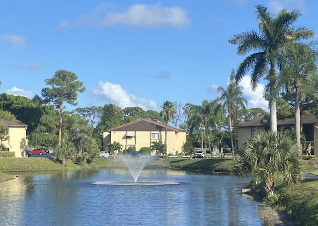 334 Pine Ridge Cir Unit D-2, Greenacres, FL 33463 - aerial view featuring a water view and a residential view