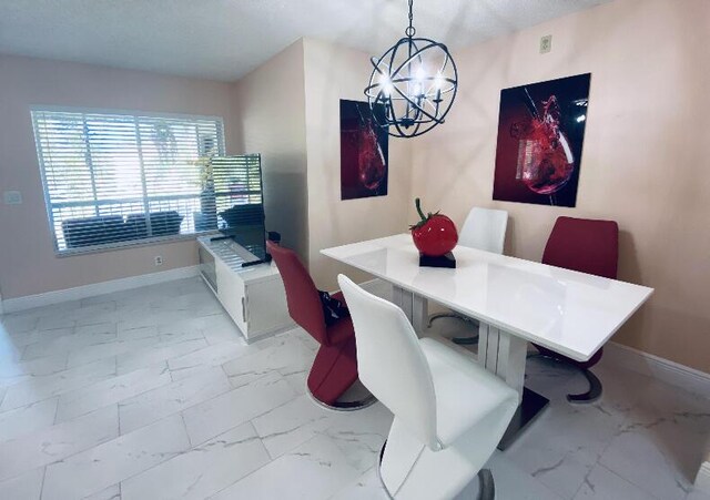 334 Pine Ridge Cir Unit D-2, Greenacres, FL 33463 - bedroom featuring a textured ceiling and marble finish floor