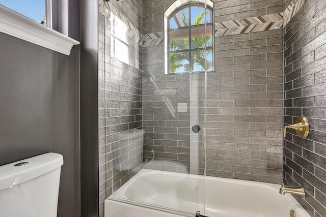 9387 Satinleaf Pl, Parkland, FL 33076 - full bathroom featuring enclosed tub / shower combo and toilet