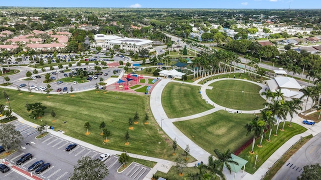 aerial view of property's location