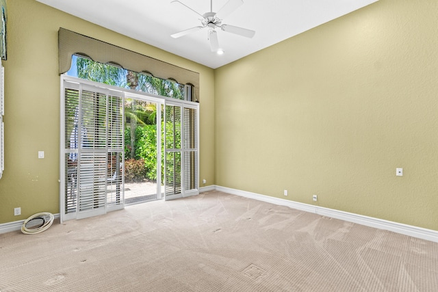 6346 San Michel Way, Delray Beach, FL 33484 - carpeted spare room with ceiling fan and baseboards