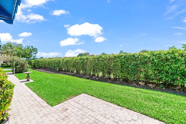 6346 San Michel Way, Delray Beach, FL 33484 - view of yard with a rural view and a patio area