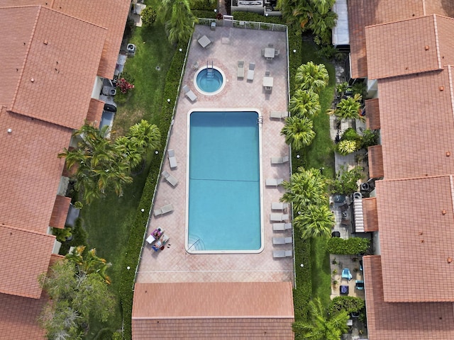 drone / aerial view
