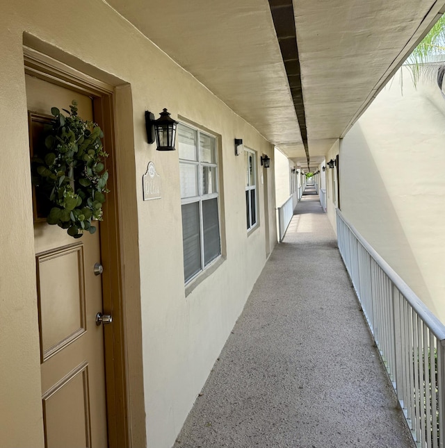 view of corridor
