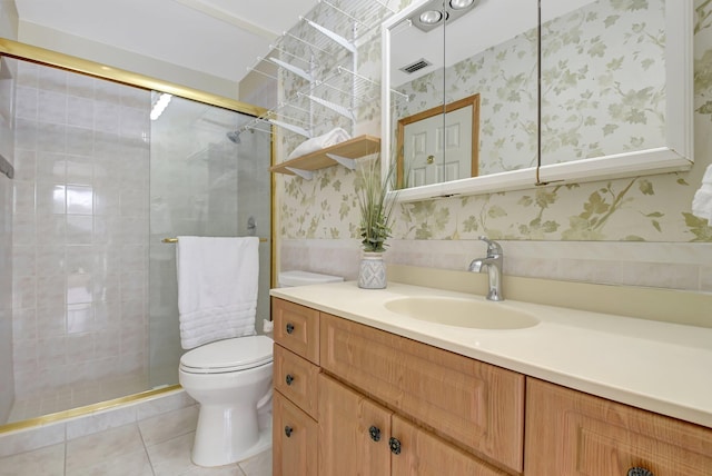 7140 Bobalink Ct, Lake Worth, FL 33467 - full bathroom with tile patterned flooring, a shower, and a sink
