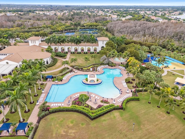 drone / aerial view